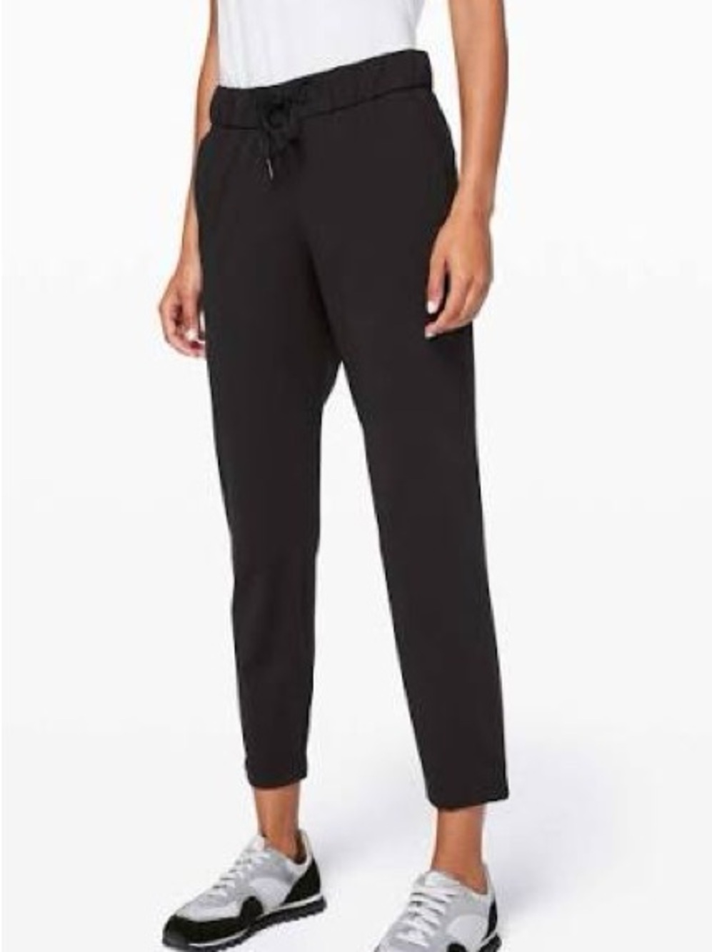 Lululemon On the Fly 7/8 Pant Black Luxtreme Size 6
